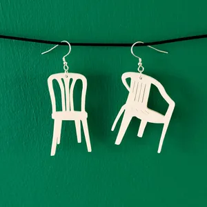 DtMF chairs earrings by Wondiu
