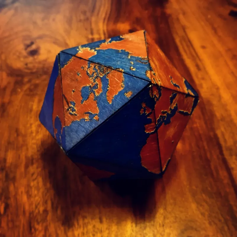 Puzzle Dymaxion by Wondiu