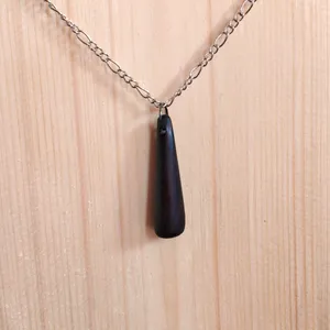 Leadwood Teardrop pendant by Wondiu