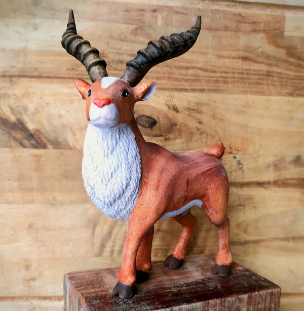 A sculpture of from Princess Mononoke. by Wondiu